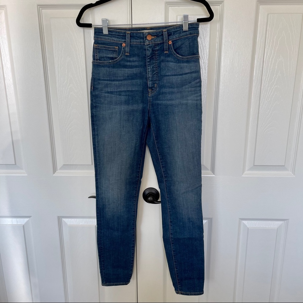 Madewell curvy skinny high rise jeans